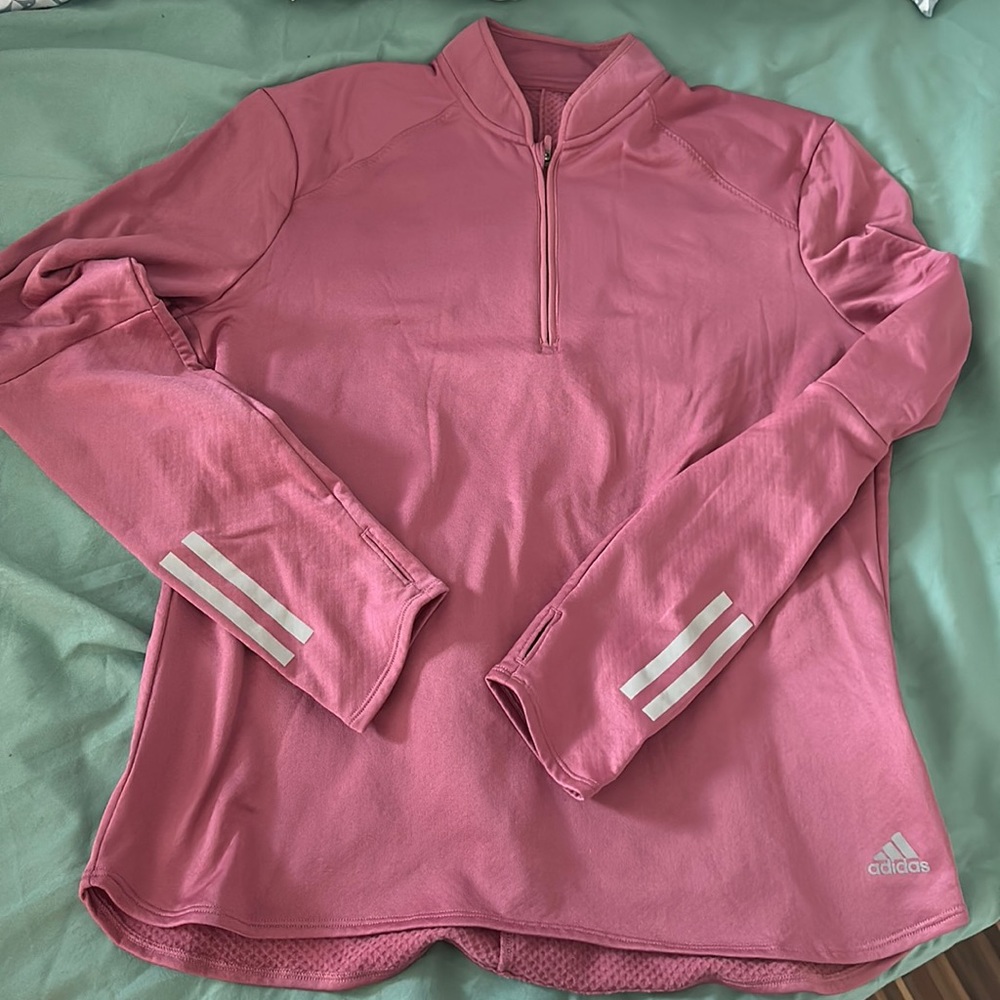 ADIDAS WOMEN’s RS CW 1/2 ZIP size L